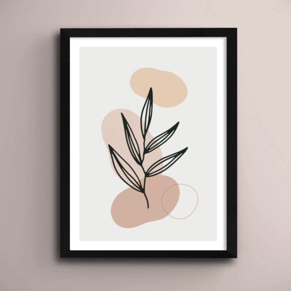 Modern Minimalist Abstract Boho Wall Art Print Home Decor [No Frame] - Picture 1 of 6